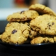 Peanut butter, chocolate chip cookies with ginger and molasses